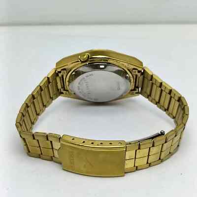 Seiko 5 Automatic 7009-876A Day/Date Gold Tone Vintage Men's Watch