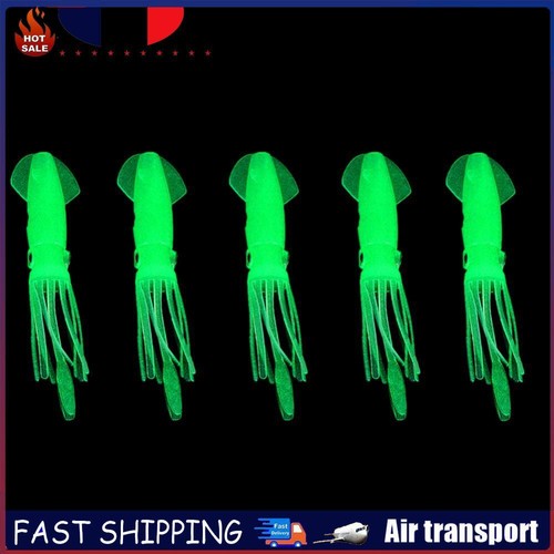 Leurre De Pêche Doux En PVC – Calmar UV Avec Yeux 3D Réalistes – 15 Cm, Poids 60 G – Modèles 1# à 5# Disponibles