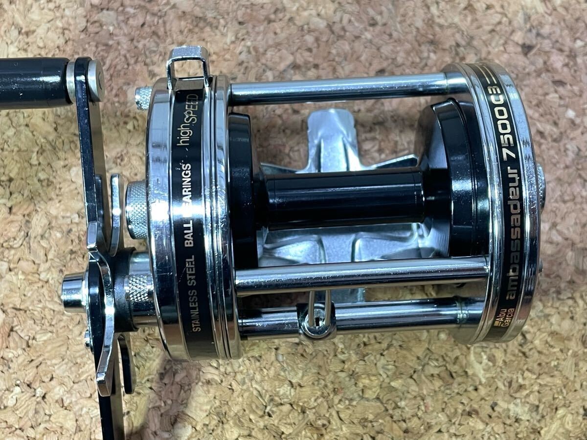 Abu Garcia Ambassadeur 7500C3 Baitcasting Reel Used Smooth Works