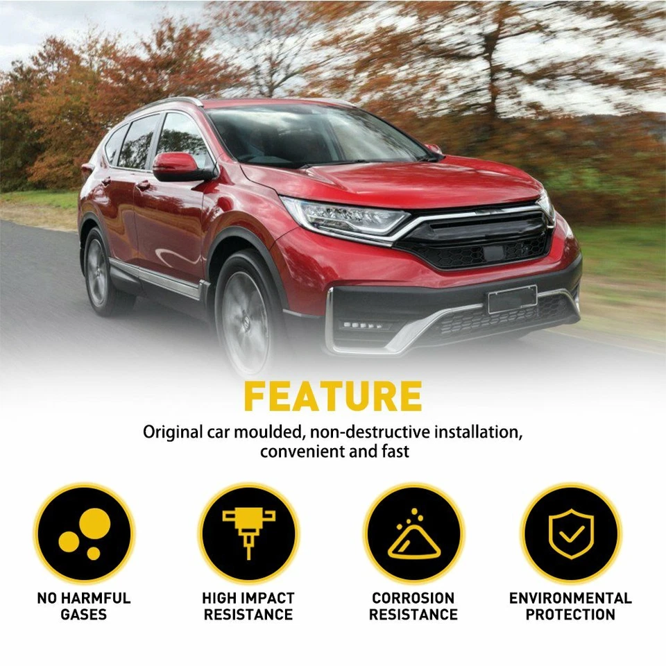 For 2017-2021 Honda CR-V CRV Mud Flaps Guards Splash Flares 4 Piece Front & Rear - Image 4 of 4