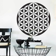 Mandala Stencil Flower of Life - Large Wall Art Stencil for DIY Painting