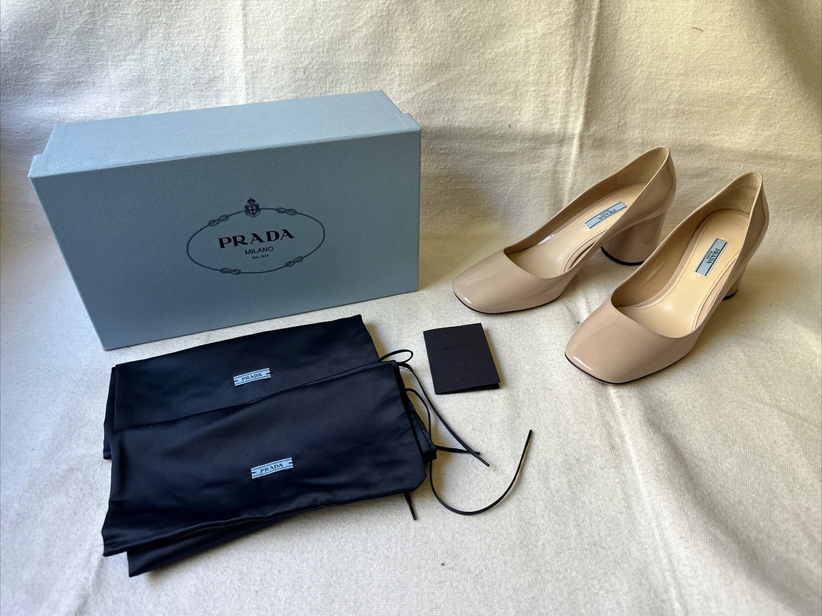 PRADA Block Beige Heels for Women for sale | eBay
