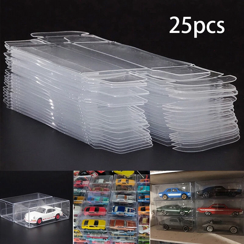 50X Clear PVC Gift Box Wedding Favors Packaging Box 1/64 Car Model Display Box - Image 3 of 4