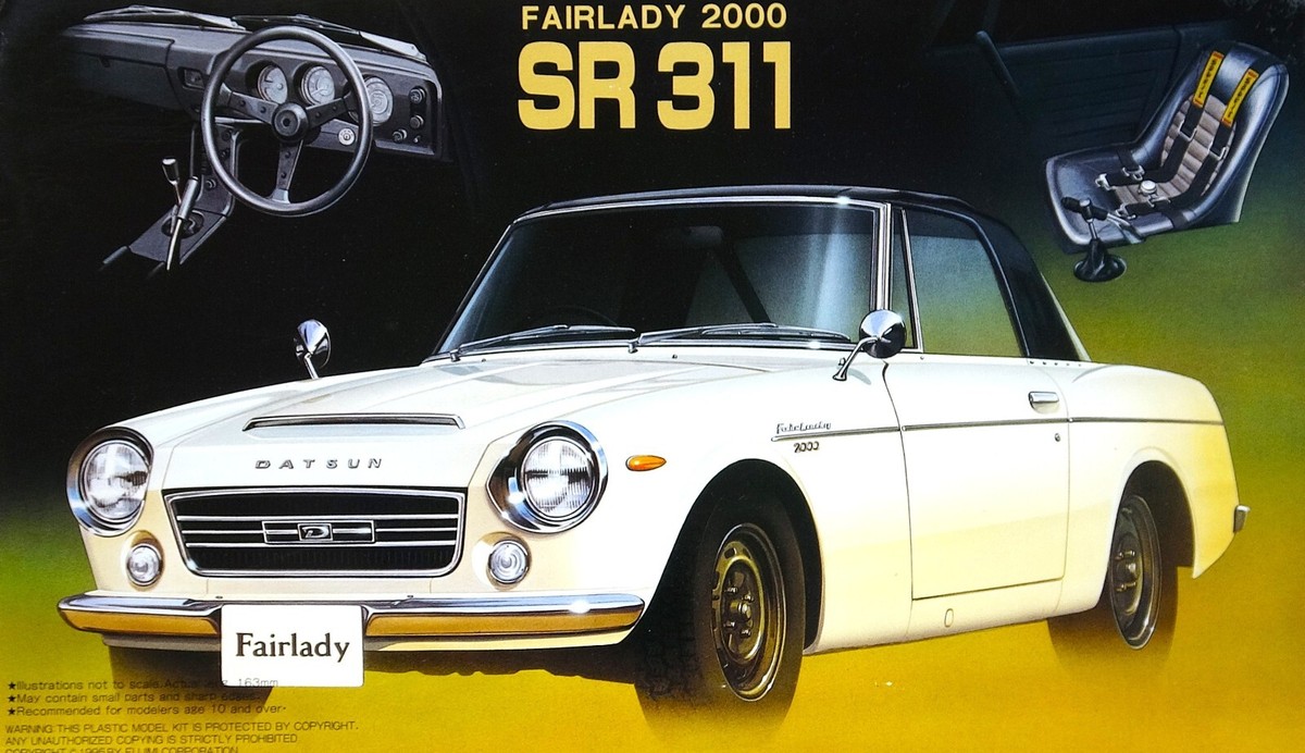 フェアレディ　Datsun Fairlady 2000 SR311 プラモデル IG 1:18 DATSUN Fairlady 2000 (SR311) Light Blue – Horizon