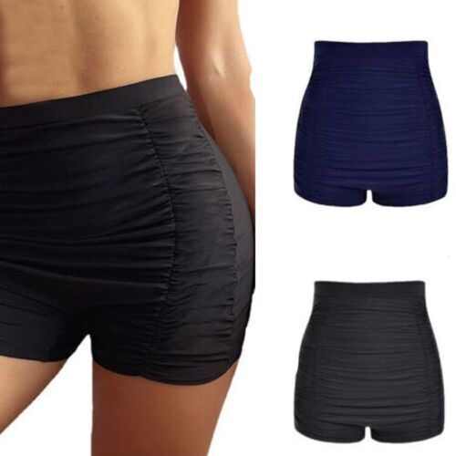 High Waist Side Tie Hipster Bikini Badeanzug Hose, Blaugrün, S