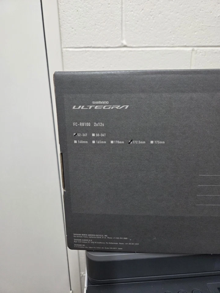 Shimano FC-R8100 ULTEGRA 52-36T 172.5mm Front Crankset - image 2 of 3