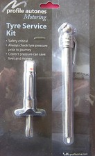 TYRE SERVICE KIT TYRE DEPTH GAUGE TYRE PRESSURE GAUGE BRAND NEW