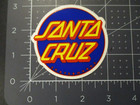 SANTA CRUZ Skate 3" Sticker blue yellow red DOT skateboard helmets decal O