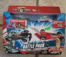 2010 Hot Wheels Battle Force 5 Battlezone Pack ZEMERICK ZELIX VERT WHEELER SABER
