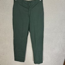Vintage Boy Scouts of America Pants Mens 30x29 Green Chino BSA Sanforized Cotton