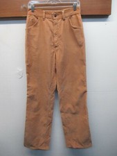 EUC Men's Big Yank Cotton Blend Corduroy Pants Zipper Fly 5-Pocket Size 30 Brown