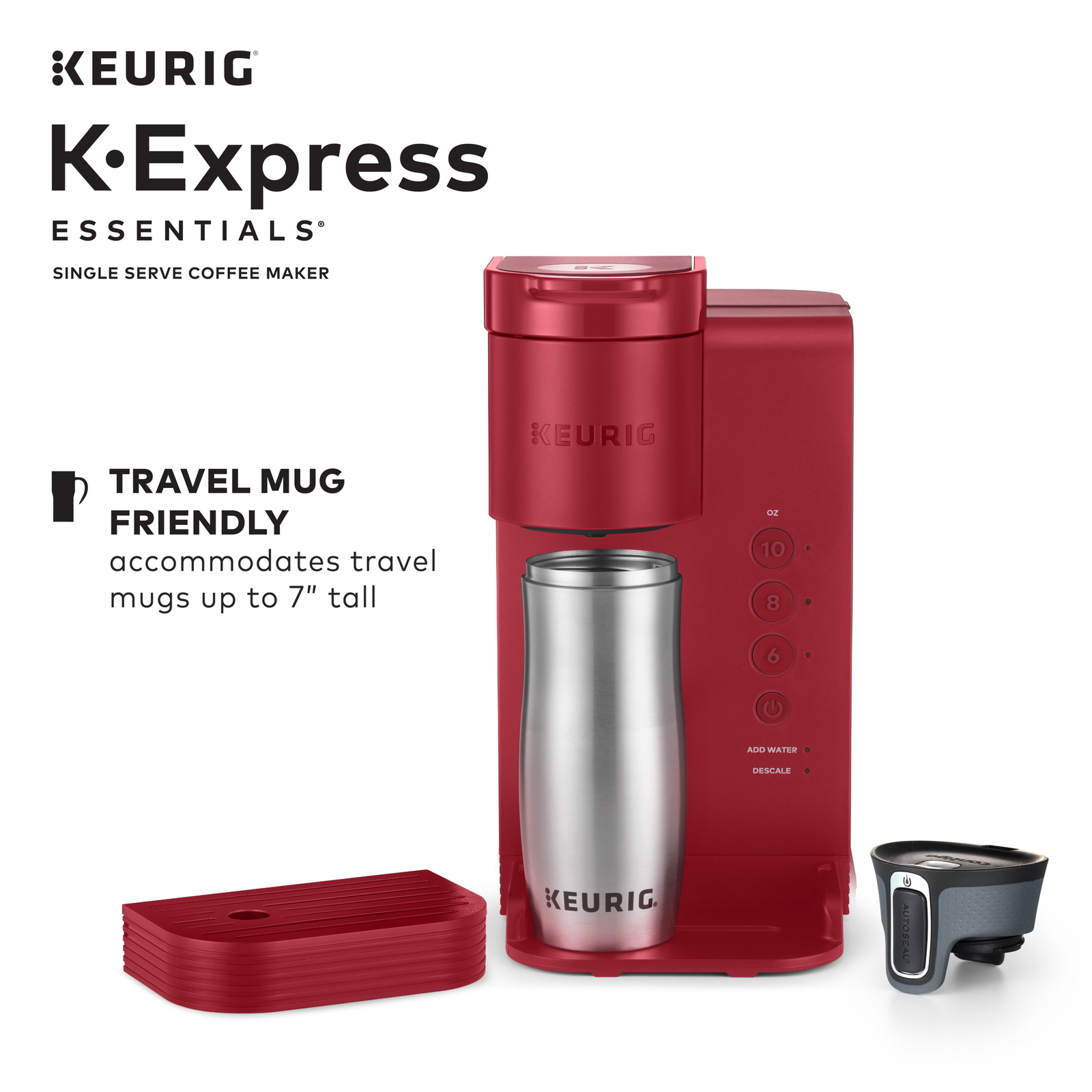 Keurig KExpress Essentials SingleServe KCup Pod Coffee Maker, Red eBay
