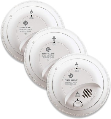FIRST ALERT BRK SC9120B-3 Hardwired Smoke Carbon Monoxide (CO) Detector  3PC