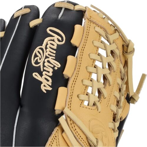 Rawlings Baseball Softball All-Around Glove Black Camel 11.25 or 11.75 inch - Picture 6 of 6