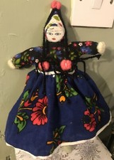 Fabric Handmade Asian Oriental Doll Collectable Cloth Rag Folklore Folk