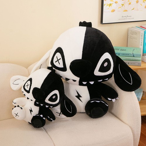 Lilo & Stitch Dark Ghost Stitch Plush Doll Children's Pillow Black White Stitch