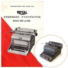 Royal KMM Typewriter Instruction Manual User Repro Gray Magic Antique Vtg thumbnail