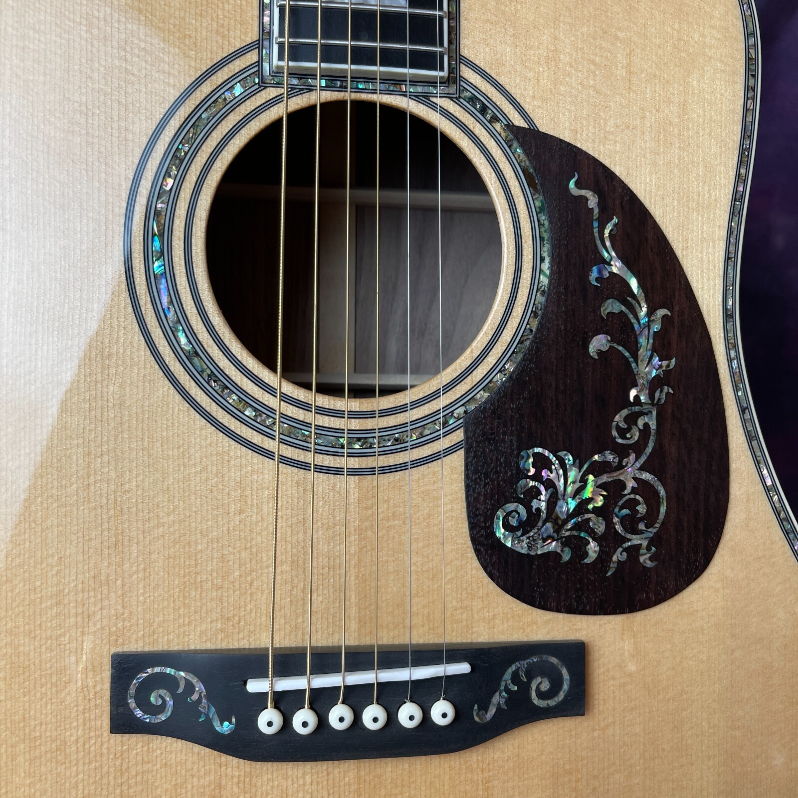 D45 41 inches solid spruce Acoustic Guitar pearl inlay rosewood