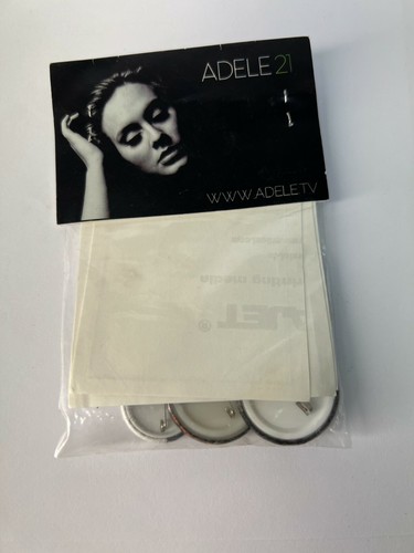 Adele 21 pin and stickers set NEW COLLECTABLE ITEM OFFICIAL MERCHANDISE - Picture 2 of 8