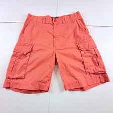 VINTAGE 90s Y2K Polo Ralph Lauren Cargo Shorts Mens 36 Salmon Utility Streetwear