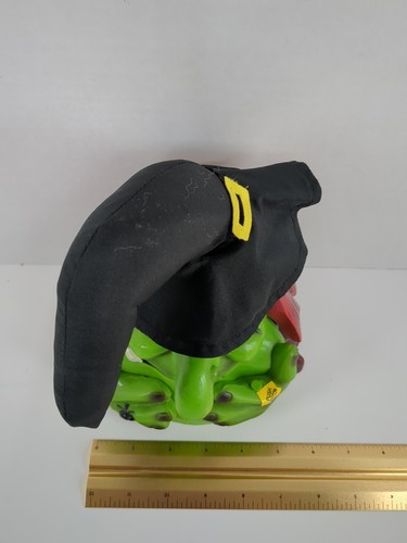 Vintage 2001 Gemmy Witch Head Plays I'm So Dizzy Halloween Works! Animated - Picture 12 of 12
