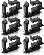 Camper Shell Clamps No Drilling Required Truck Topper Clamps 6 Pack Black