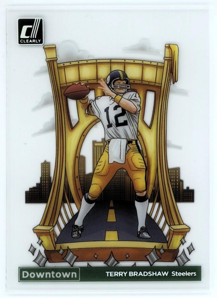 2024 Clearly Donruss Downtown #10 Terry Bradshaw SP STEELERS