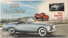 BDAOCITW KSC Cachets 3934 Sport Cars of the 1950's 1952 Nash Healey Detroit MI