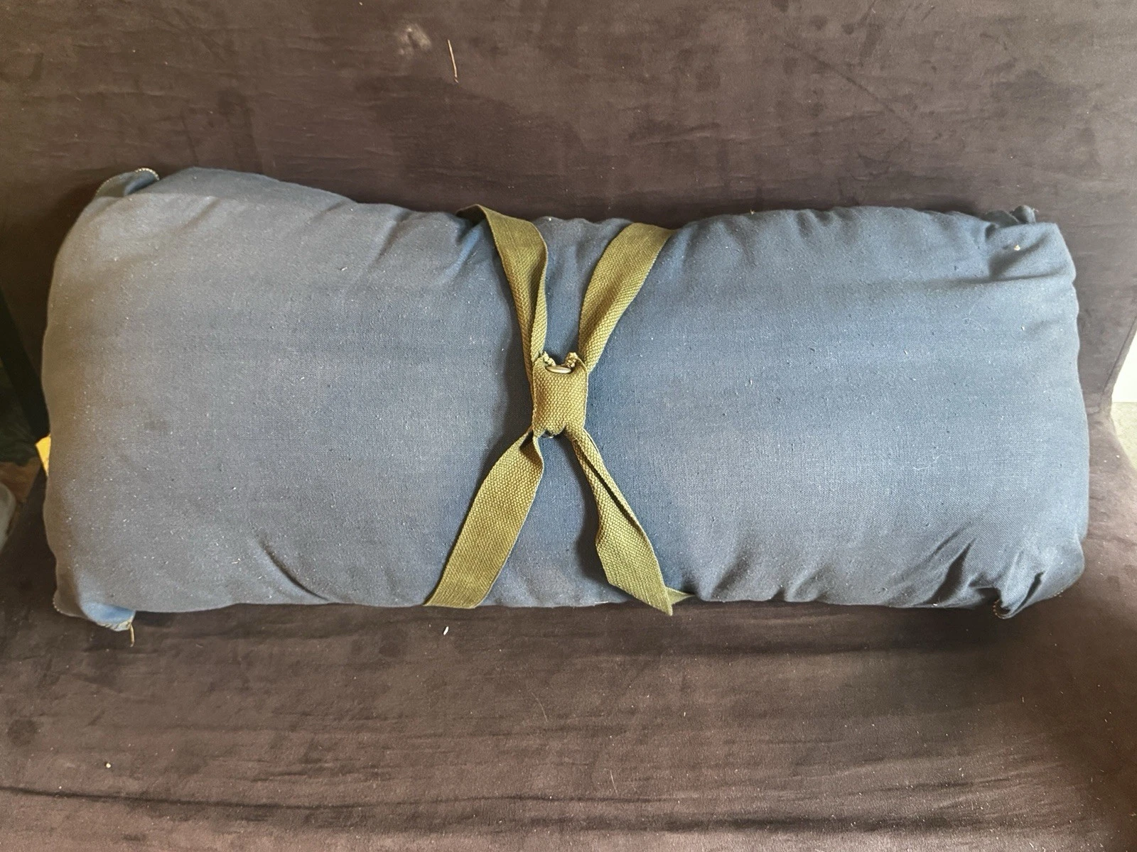 Vintage Montgomery Ward Western Field Boy Scout Camping Dacron Sleeping Bag