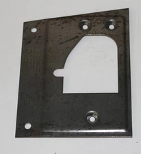 NEW 1968-70 Mopar B-Body Left Door Latch Repair Plate