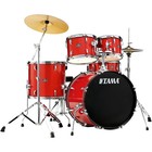 TAMA Stagestar 5-Piece Complete Drum Set with 22" Bass Drum Candy Red Sparkle