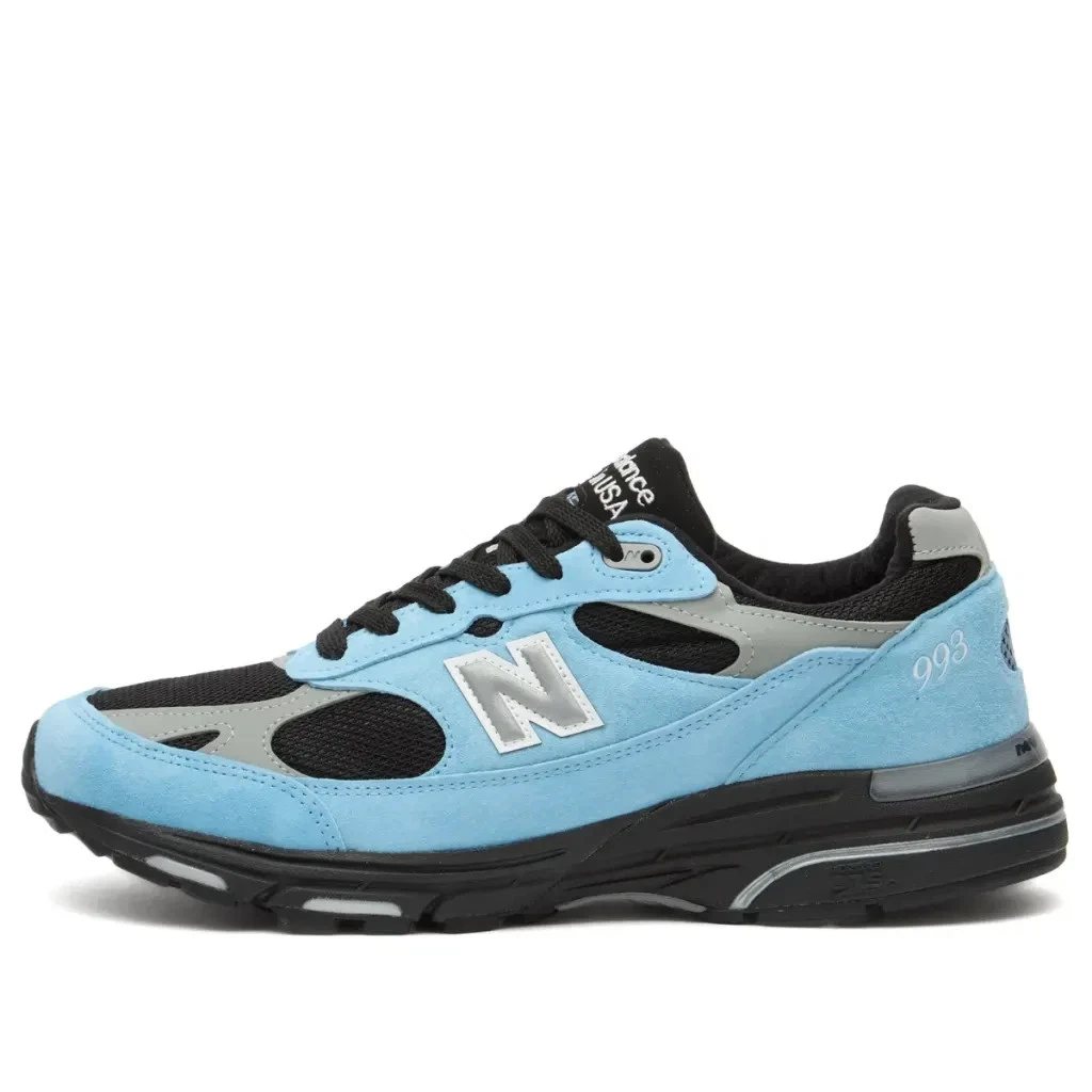 New Balance 993 Core Trainers in Blue and Black Made in USA
