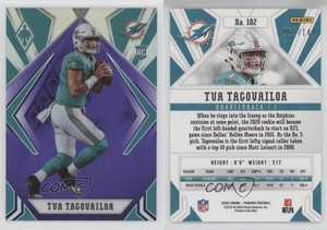 2020 Panini Phoenix Rookies Purple /149 Tua Tagovailoa #102 Rookie RC