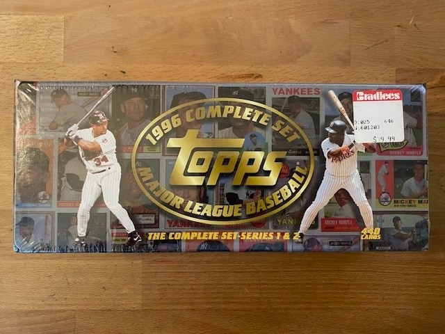 1996 Topps Baseball Factory Sealed Complete Set 440 Cards Mickey Mantle #7