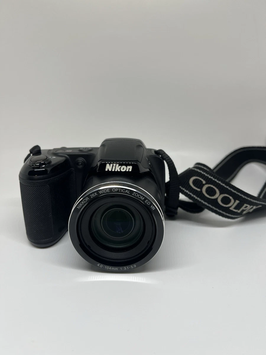 デジタルカメラ Nikon coolpix L320 Nikon Coolpix L320 Digital Camera with 26x Optical Zoom - Black