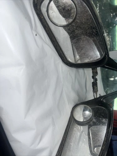 1995-1999 Mitsubishi Eclipse side mirror pair non-power black manual LH RH D50