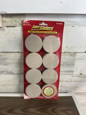 Super Sliders By Waxman Reusable Furniture Sliders. 16 Piece. New In Package.