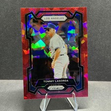 2024 Panini Prizm #240 Tommy Lasorda Red Ice Prizms