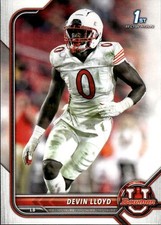 2021-22 Bowman University Devin Lloyd #62 Utah Utes 2L