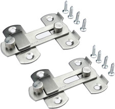 Flip Latch Lock,Heavy Duty Stainless Steel Bar Latch,Safety Door Bolt Latch Lock