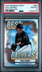 2024 Bowman's Best PAUL SKENES RC #BB3 Best Ballers PSA 10