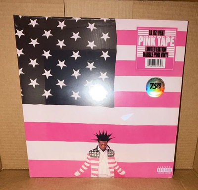 #ad Lil Uzi Vert Pink Tape Limited Edition Pink White 12quot; Vinyl LP 2023 Atlantic $67.99