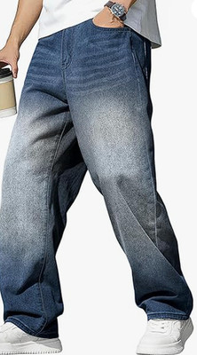 blaue baggy jeans