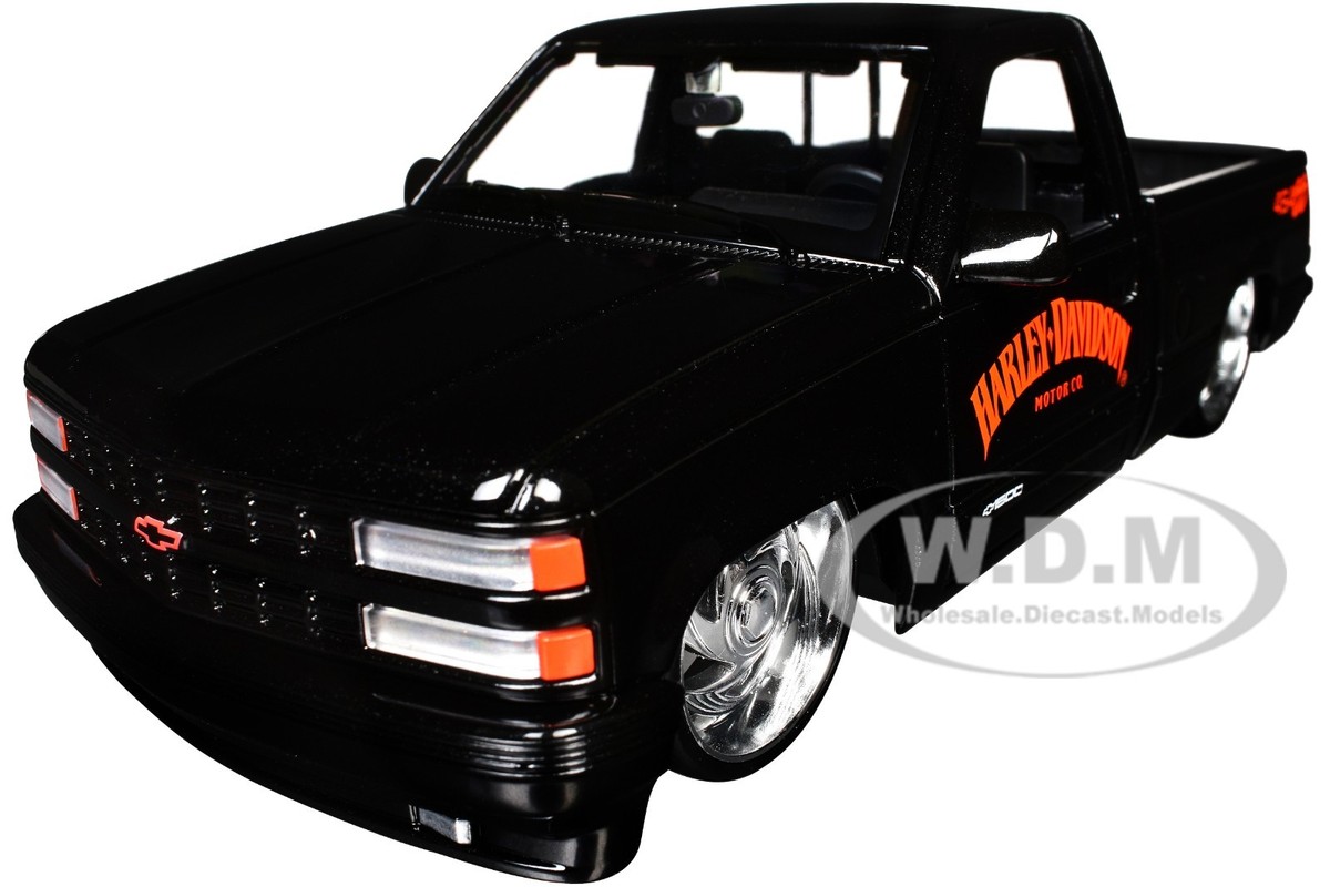 1993 CHEVROLET 454 SS & MOTORCYCLE BLACK 