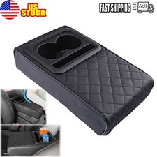 Car Center Console Armrest Pillow Armrest Cover Cushion W Cup Holder Universal Car Center Console Armrest Pillow Armrest Cover Cushion W Cup Holder Universal