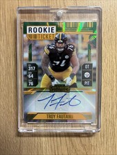 2024 Panini Contenders - Rookie Ticket Troy Fautanu #186 Autograph Steelers RC