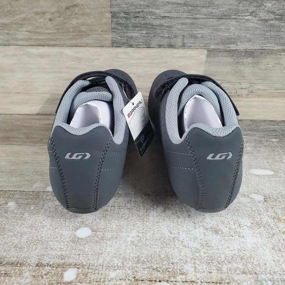 Louis Garneau Multi Air Flex II Womens Cycling Shoes Sz 8 Asphalt SPD Cleats - Image 3 of 4