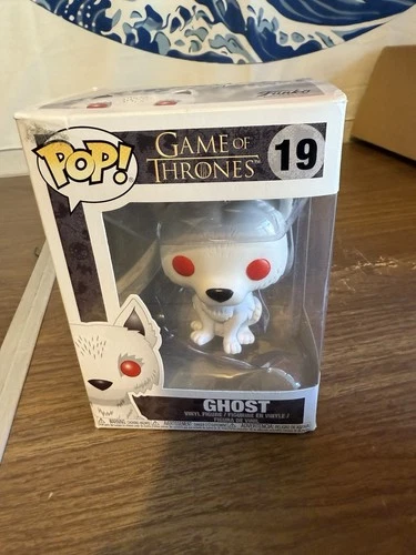 Funko Pop Game of Thrones Ghost #19 Vaulted Direwolf Vinyl Figure