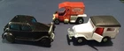 Vintage 1:64 Lot: Tomica Toyota FJ40, Hot Wheels T-Totaller Van, LN Toys Sedan
