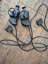 Carrera Servo 140 2x Geschwindigkeitsregler mit Lenkrad Handregler schwarz ...